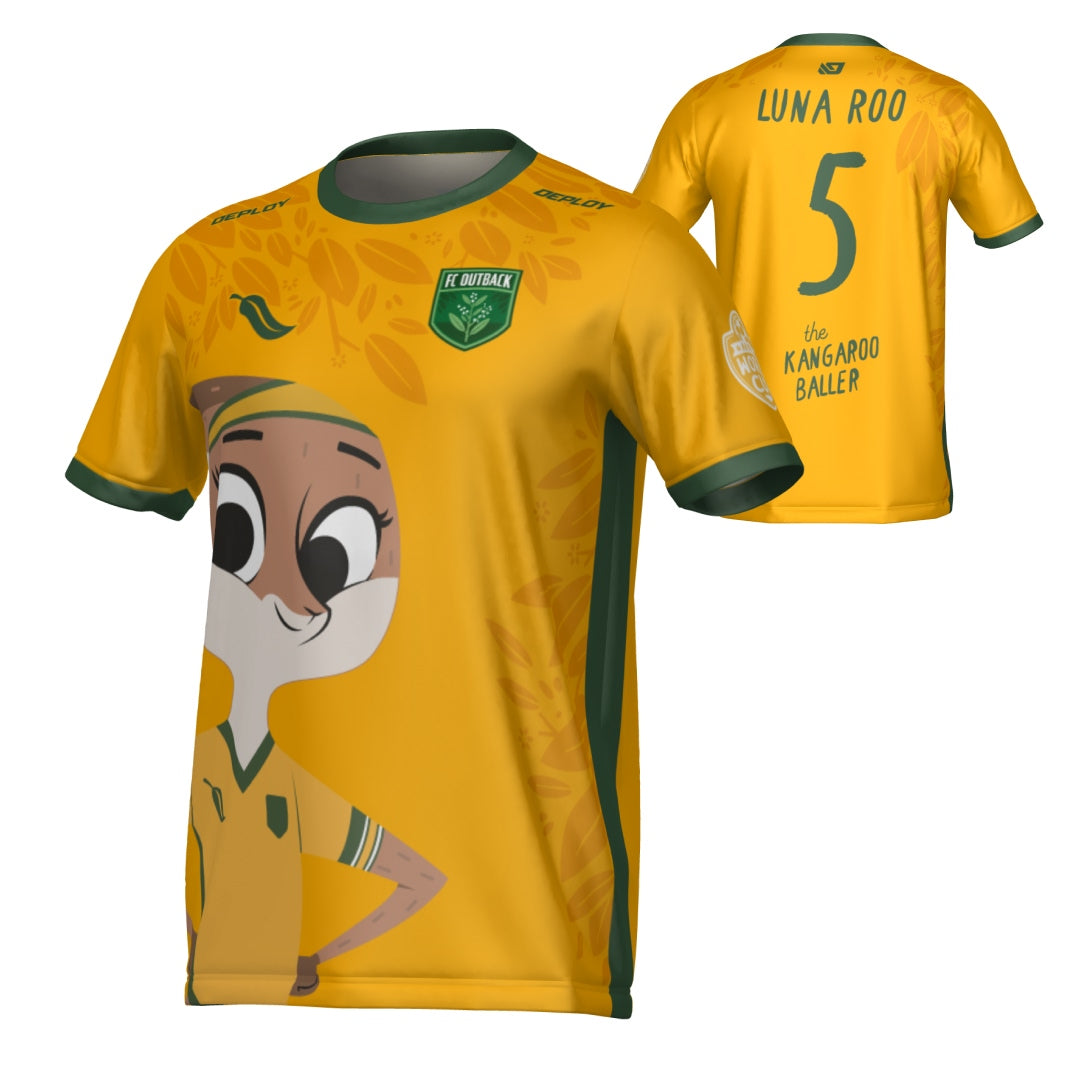 Luna Roo Football Jersey - Luna Face