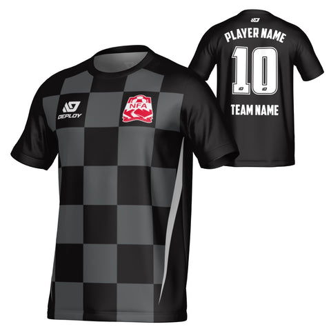 NEPEAN FA SUMMER - CHECKERS - BLACK