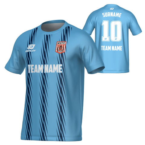 MOSS VALE FC SUMMER - ZIG ZAG - SKY BLUE