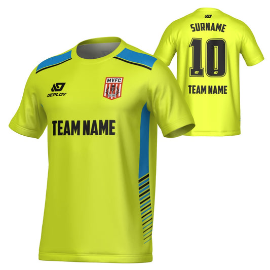 MOSS VALE FC SUMMER - APEX - NEON YELLOW