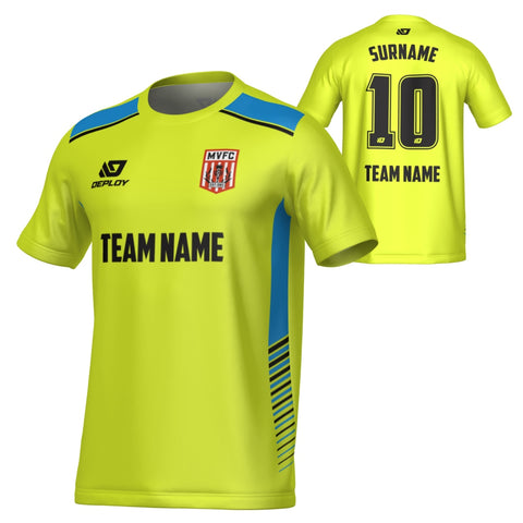 MOSS VALE FC SUMMER - APEX - NEON YELLOW