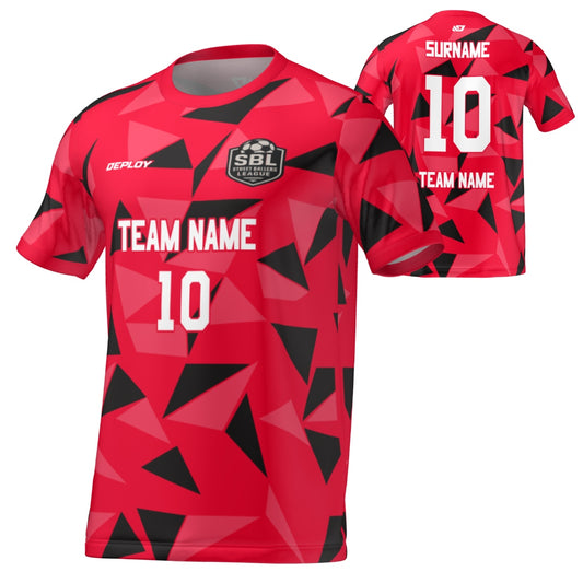 Street Ballers League - Flight Jersey Fragments - Red