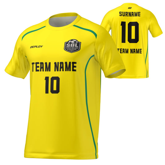 Street Ballers League - Flight Jersey Lines- Yellow