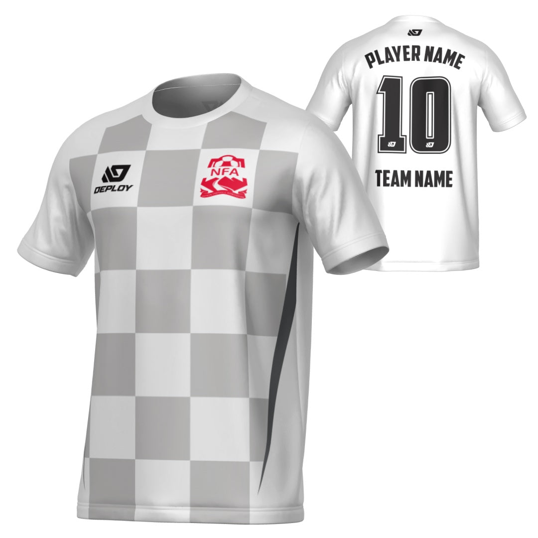 NEPEAN FA SUMMER - CHECKERS - WHITE