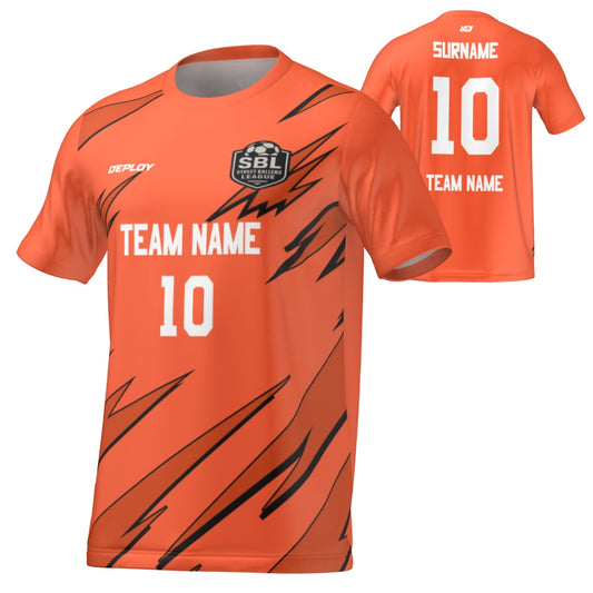 Street Ballers League - Flight Jersey Lightning - Orange