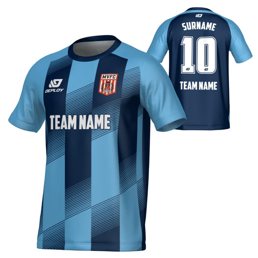 MOSS VALE FC SUMMER - VECTOR - NAVY & SKY BLUE