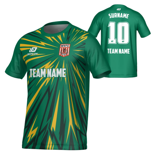 MOSS VALE FC SUMMER - BURST - GREEN