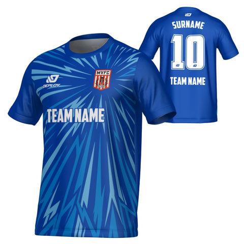 MOSS VALE FC SUMMER - BURST - BLUE