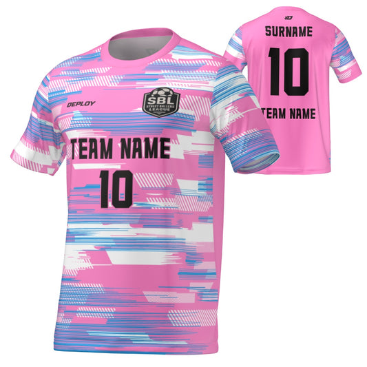Street Ballers League - Flight Jersey Glitch - Pink