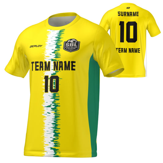 Street Ballers League- Flight Jersey Static- Yellow