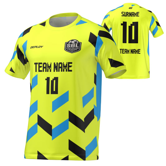 Street Ballers League - Flight Jersey Arrows- Neon Yellow