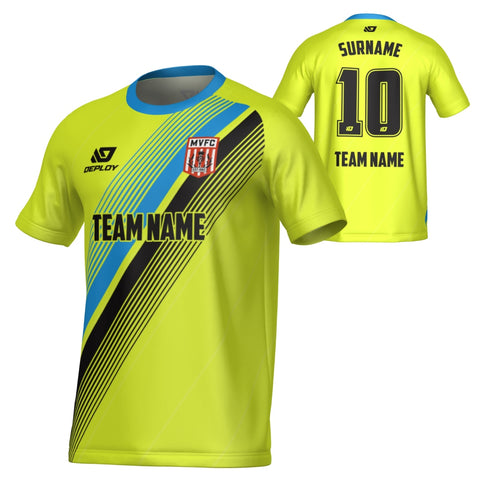 MOSS VALE FC SUMMER - VELOCITY - NEON YELLOW
