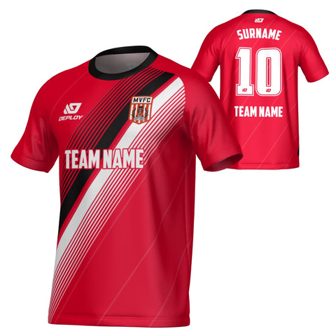 MOSS VALE FC SUMMER - VELOCITY - RED
