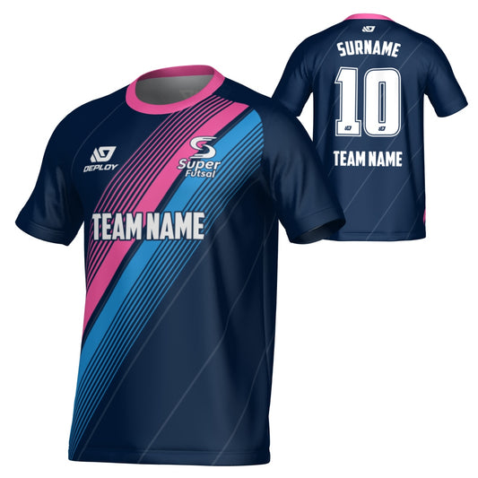 SUPER FUTSAL - VELOCITY - NAVY & PINK