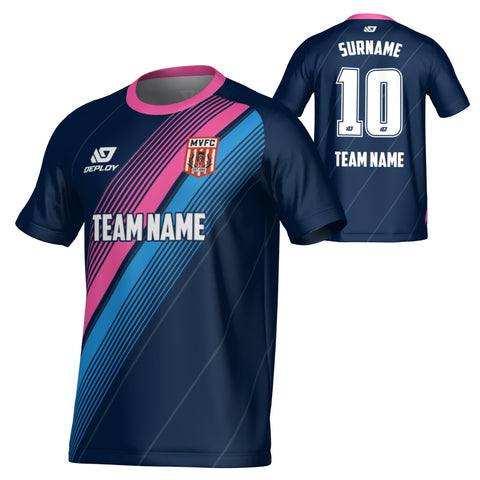 MOSS VALE FC SUMMER - VELOCITY - NAVY & PINK