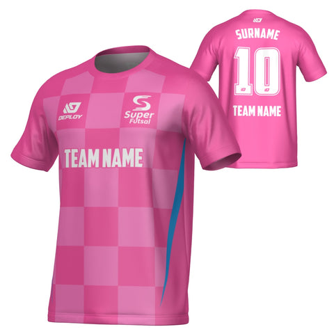 SUPER FUTSAL - CHECKERS - PINK