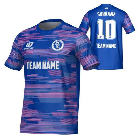 Glitch Jersey - Royal Blue & Purple
