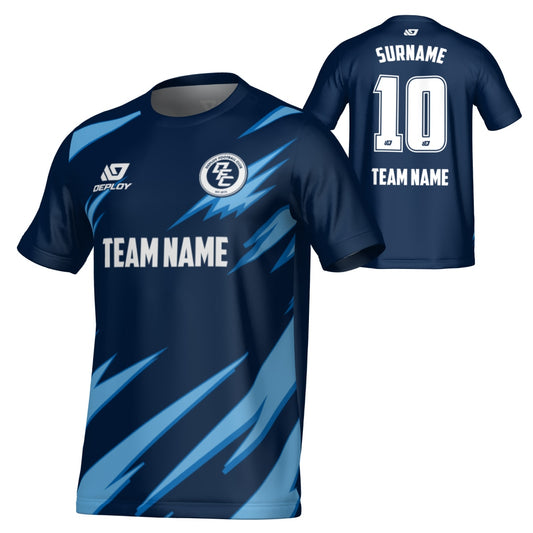 Sharp Jersey - Navy & Sky Blue