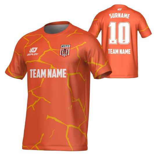 MOSS VALE FC SUMMER - CRACKS - ORANGE