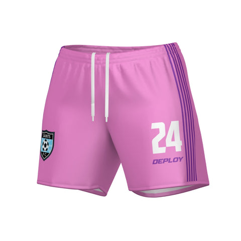 SAINTS FC - PLAYING SHORTS LADIES (PINK)
