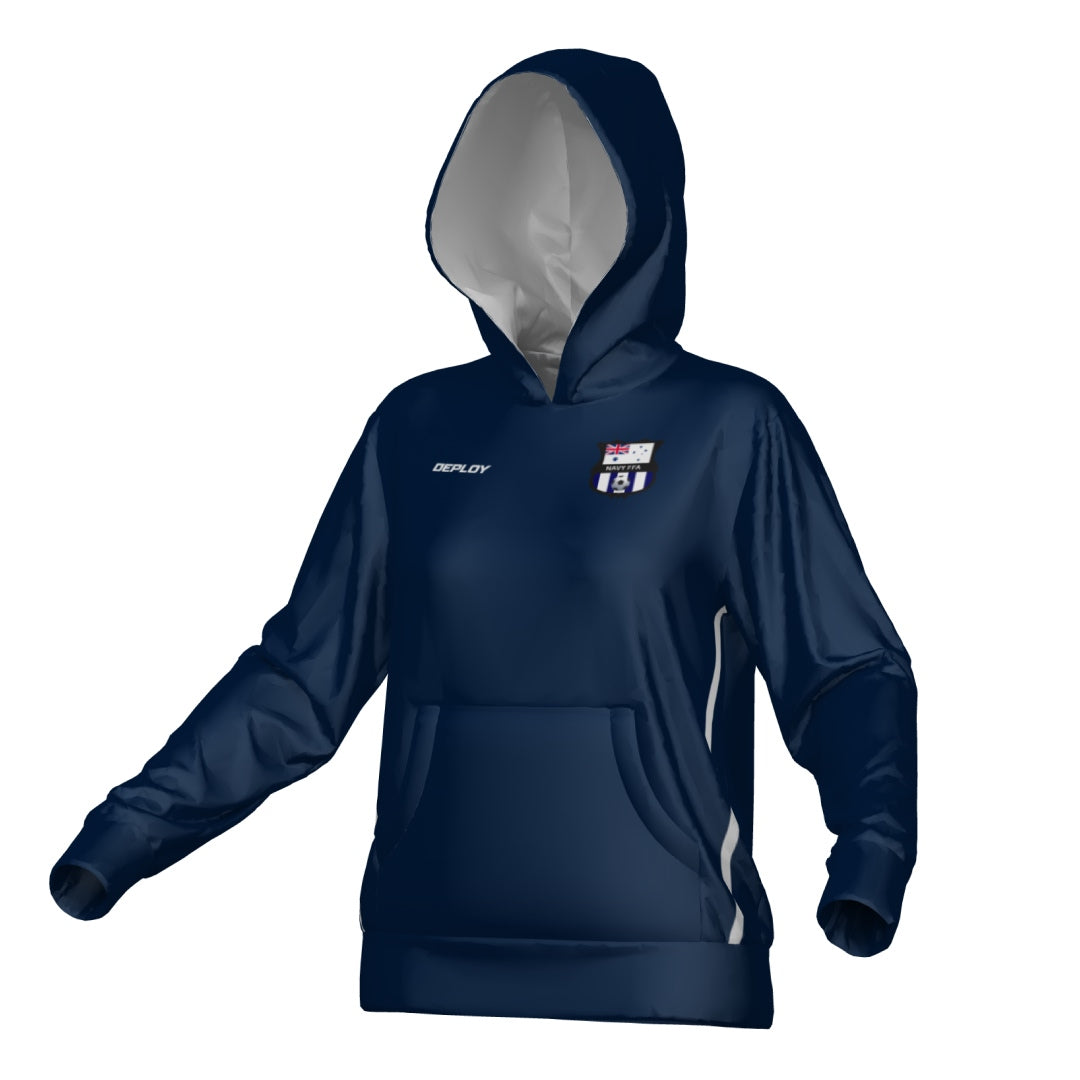 Navy Football Versa Hoodie - Women's