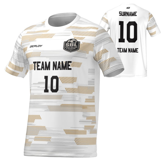 Street Ballers League - Flight Jersey Glitch - White