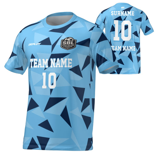 Street Ballers League - Flight Jersey Fragments - Sky Blue
