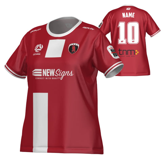 LA TROBE UNIVERSITY SOCCER CLUB - JUNIOR GIRLS - HOME JERSEY (LADIES CUT)