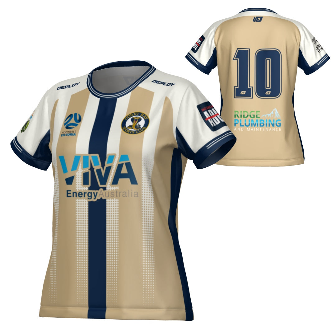 Corio Bay Sports Club - SENIOR LADIES AWAY JERSEY