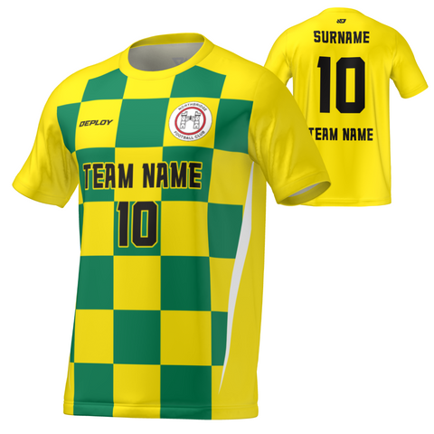 Northbridge FC - Flight Jersey Checkers - Yellow
