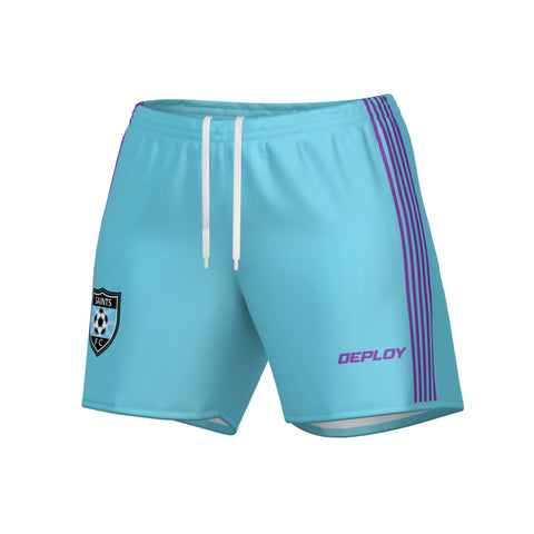 SAINTS FC - PLAYING SHORTS LADIES (BLUE)