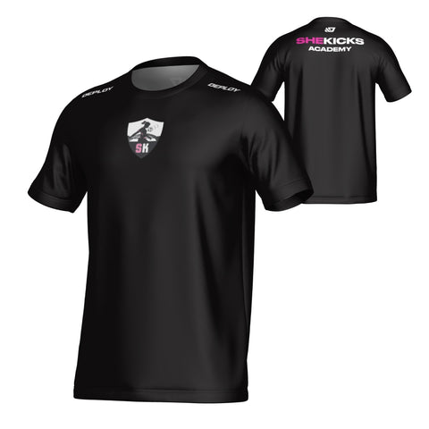 SheKicks Academy - Supporter Jersey Black