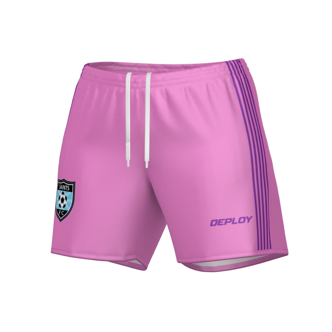 SAINTS FC - PLAYING SHORTS LADIES (PINK)