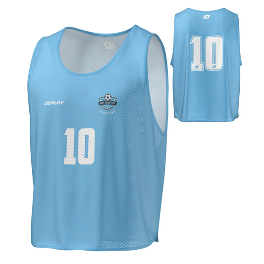 Troy Cladecutt Coaching - Training Mesh Bibs Blue