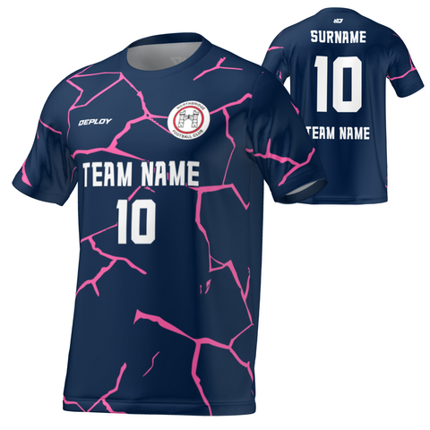 Northbridge FC - Flight Jersey Cracks - Navy/Pink