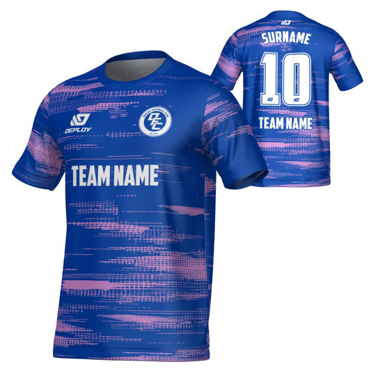 Distort Jersey - Royal Blue & Purple