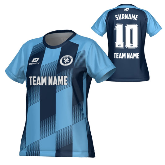 Vector Womens Jersey - Navy & Sky Blue