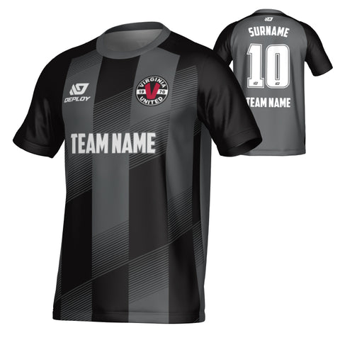 VIRGINIA UNITED SUMMER - VECTOR - BLACK