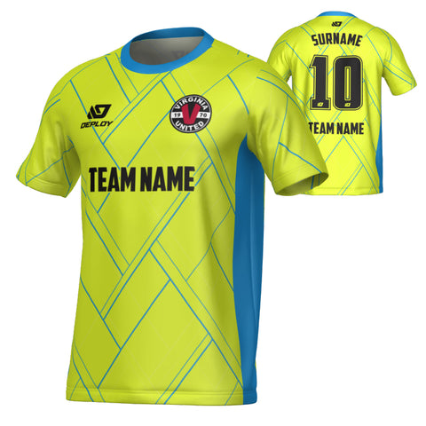 VIRGINIA UNITED SUMMER - PLAID - NEON YELLOW