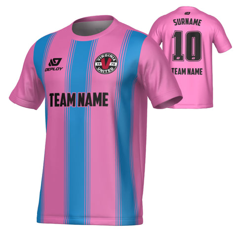 VIRGINIA UNITED SUMMER - PILLARS - PINK & SKY BLUE