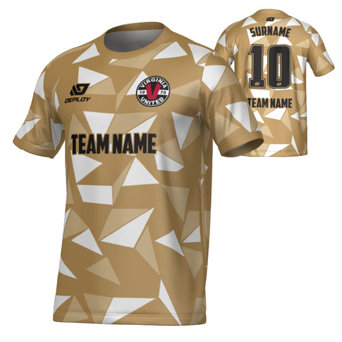 VIRGINIA UNITED SUMMER - SHARDS - VEGAS GOLD & WHITE