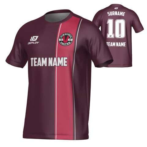 VIRGINIA UNITED SUMMER - EDGE - MAROON
