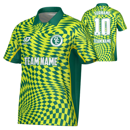 Vortex Collared Jersey - Green