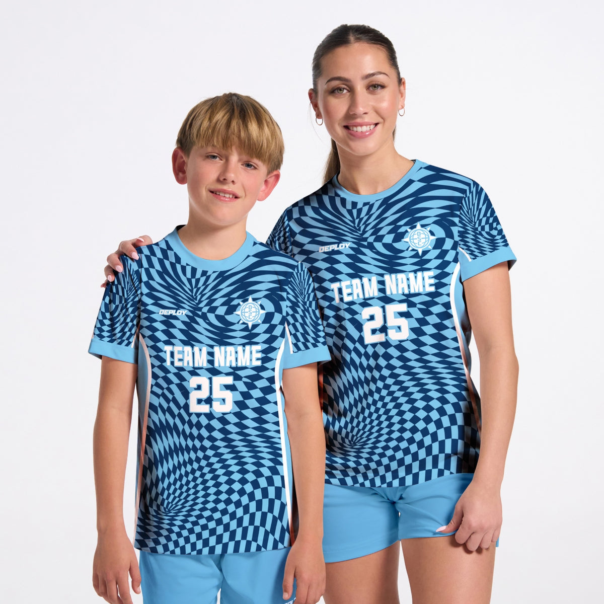 Flight Jersey Warped - Sky Blue