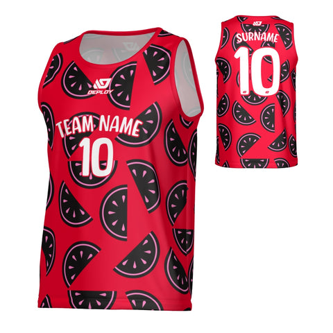 Watermelon Sports Singlet - Red