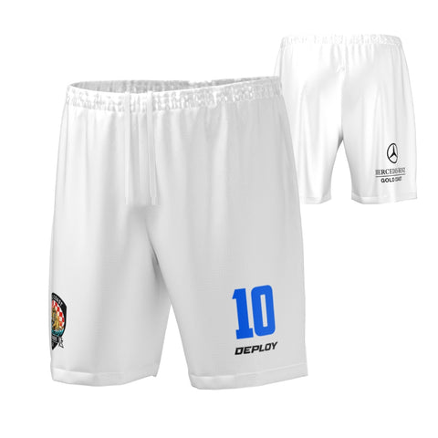 Gold Coast Strikers - Playing Shorts - White and Blue