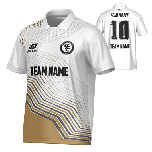 Circuit Collared Jersey - White