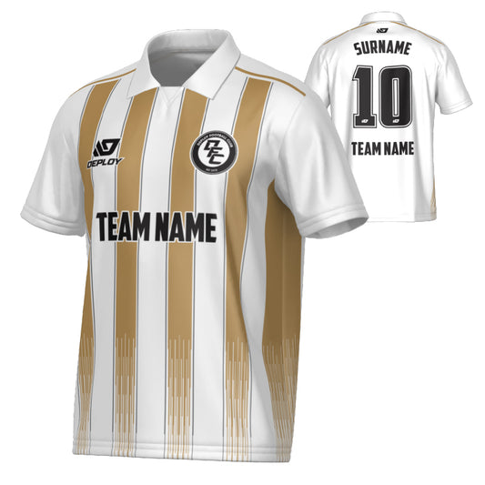Classic Collared Jersey - White