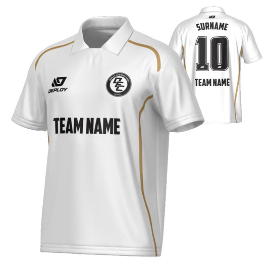 Contour Collared Jersey - White
