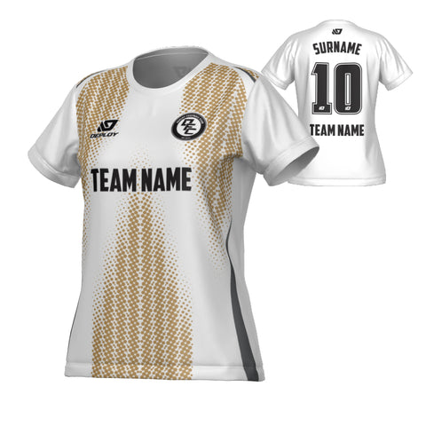 Halftone Womens Jersey - White
